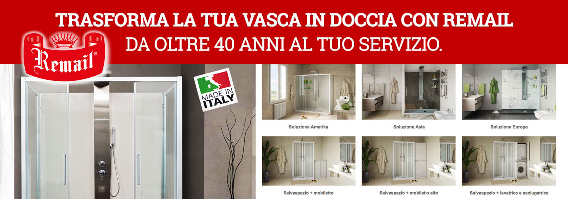 Costo Sostituzione Vasca Con Doccia Remail.Remail Trasforma La Vasca In Doccia Promozione Televisiva Mediatext It